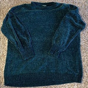 Chenille Puff Shoulder Sweater